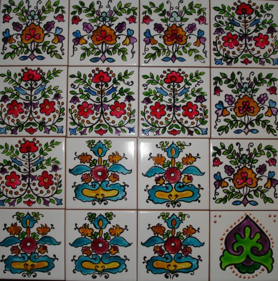 Татарский орнамент плитка